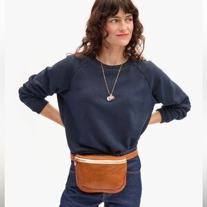 Clare V. Tan Leather Belt Bag